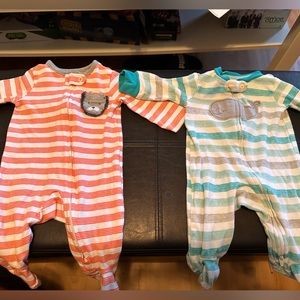 Baby boy footie pajamas